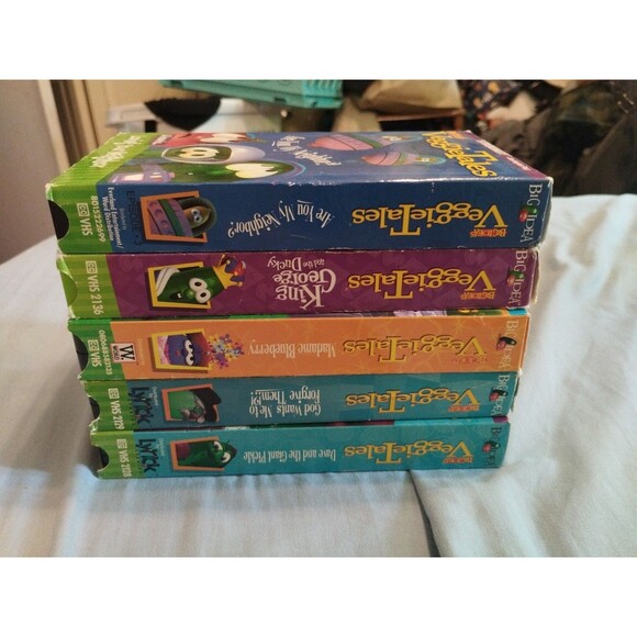 VeggieTales VHS Tapes Lot Of 5.  Big Idea.  Lot B - Picture 2 of 5